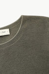 SWAYING/KNIT tie-dyed thin wool long-sleeved top SW24SS1T60 green